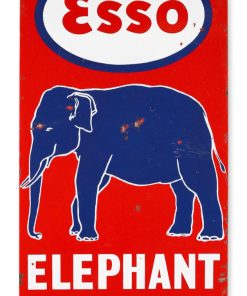 1940s Esso Elephant Kerosene Sign